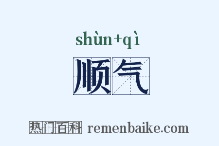 顺气是什么意思的图片